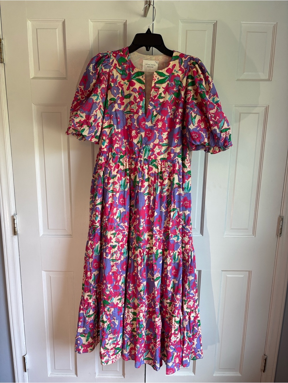 Tuckernuck Hyacinth House Magenta Multi Flora Cisco Dress
